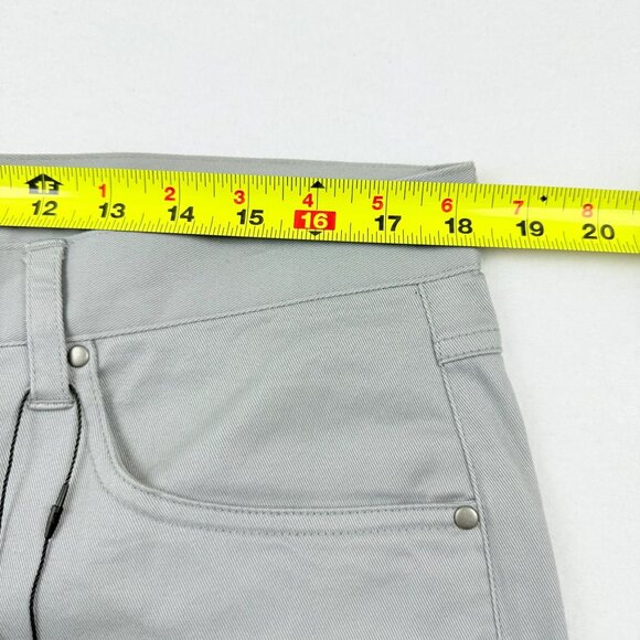 Thom Aaron Men's Stretch Slim Fit Light Gray Chino Pants Size 36x30 NWT - Picture 7 of 10